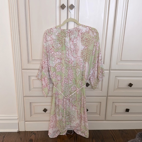 DIANE VON FURSTENBERG Iniko Silk Floral Print Dress Size US 10 - Picture 11 of 16